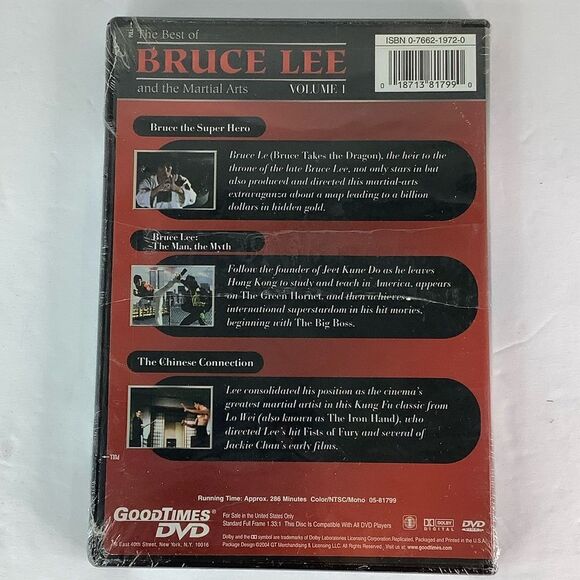 NEW! Good Times The Best of Bruce Lee and the Martial Arts 3 Movies Volume 1 - Picture 3 of 7